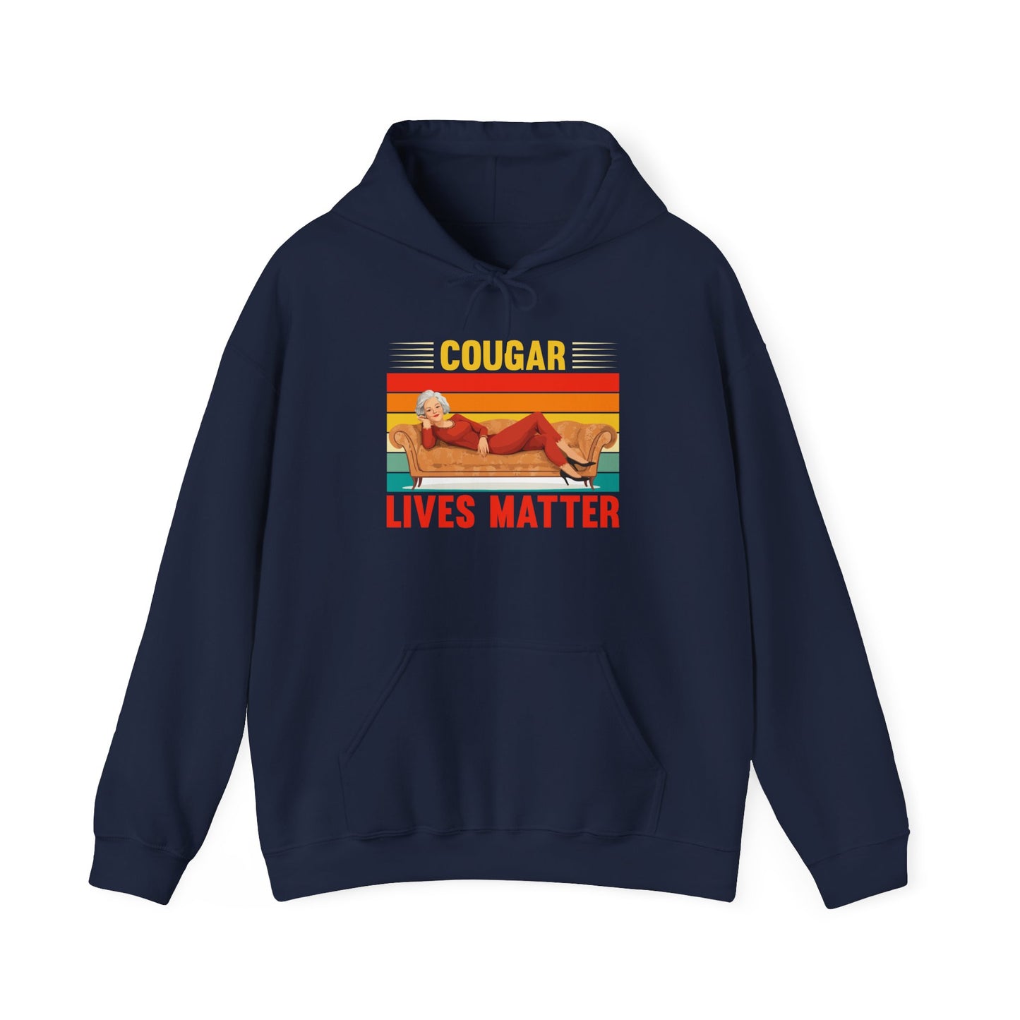 Cougar Lives Matter - Unisex Heavy Blend™ Hooded Sweatshirt