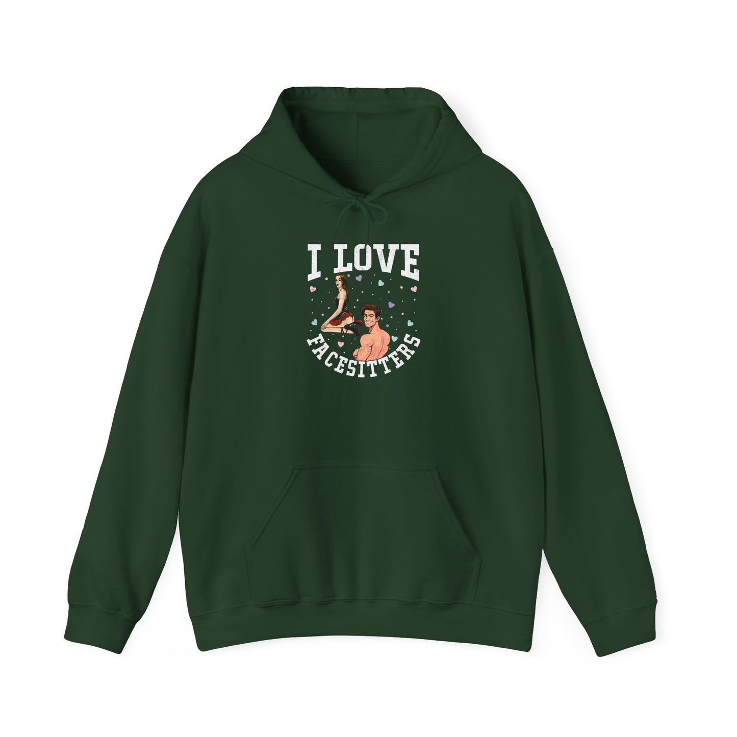 I Love Facesitters - Unisex Heavy Blend™ Hooded Sweatshirt