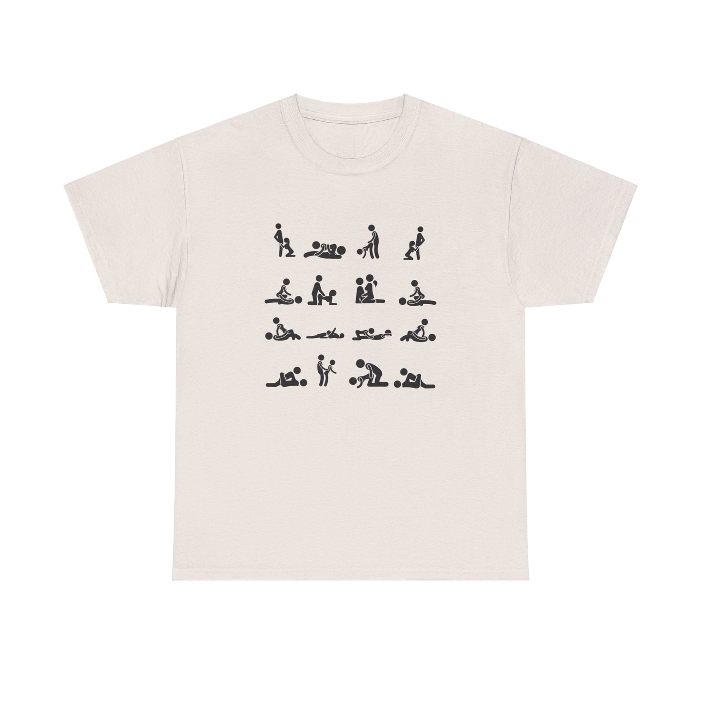Various Sex Positions - Unisex Heavy Cotton Tee