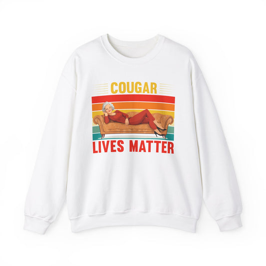Cougar Lives Matter - Unisex Heavy Blend™ Crewneck Sweatshirt