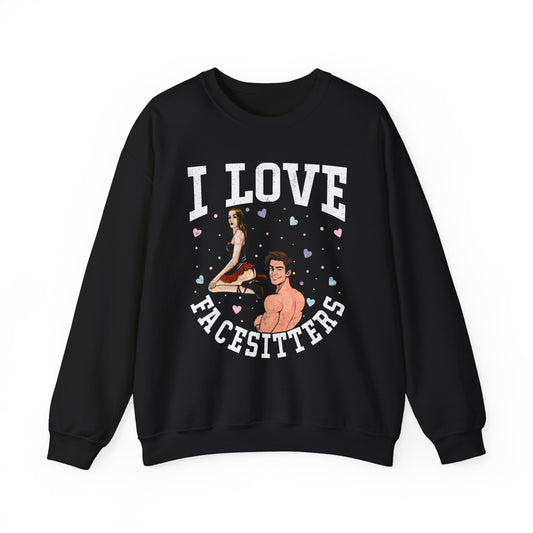 I Love Facesitters - Unisex Heavy Blend™ Crewneck Sweatshirt