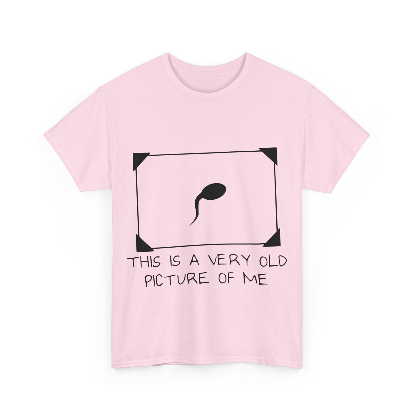 This Is A Very Old Picture Of Me - Funny Unisex Heavy Cotton Tee