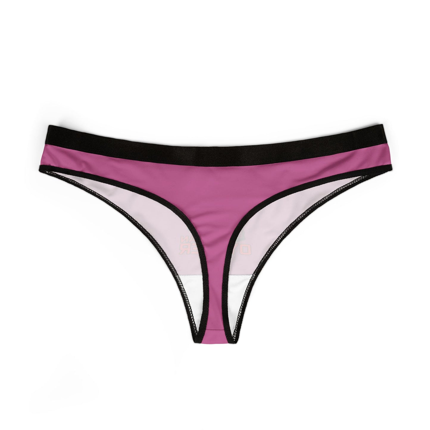 Moister Than An Oyster - Light Pink - Women's Thongs (AOP)