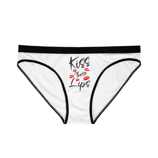 Kiss These Lips - White - Women's Underwear (AOP)