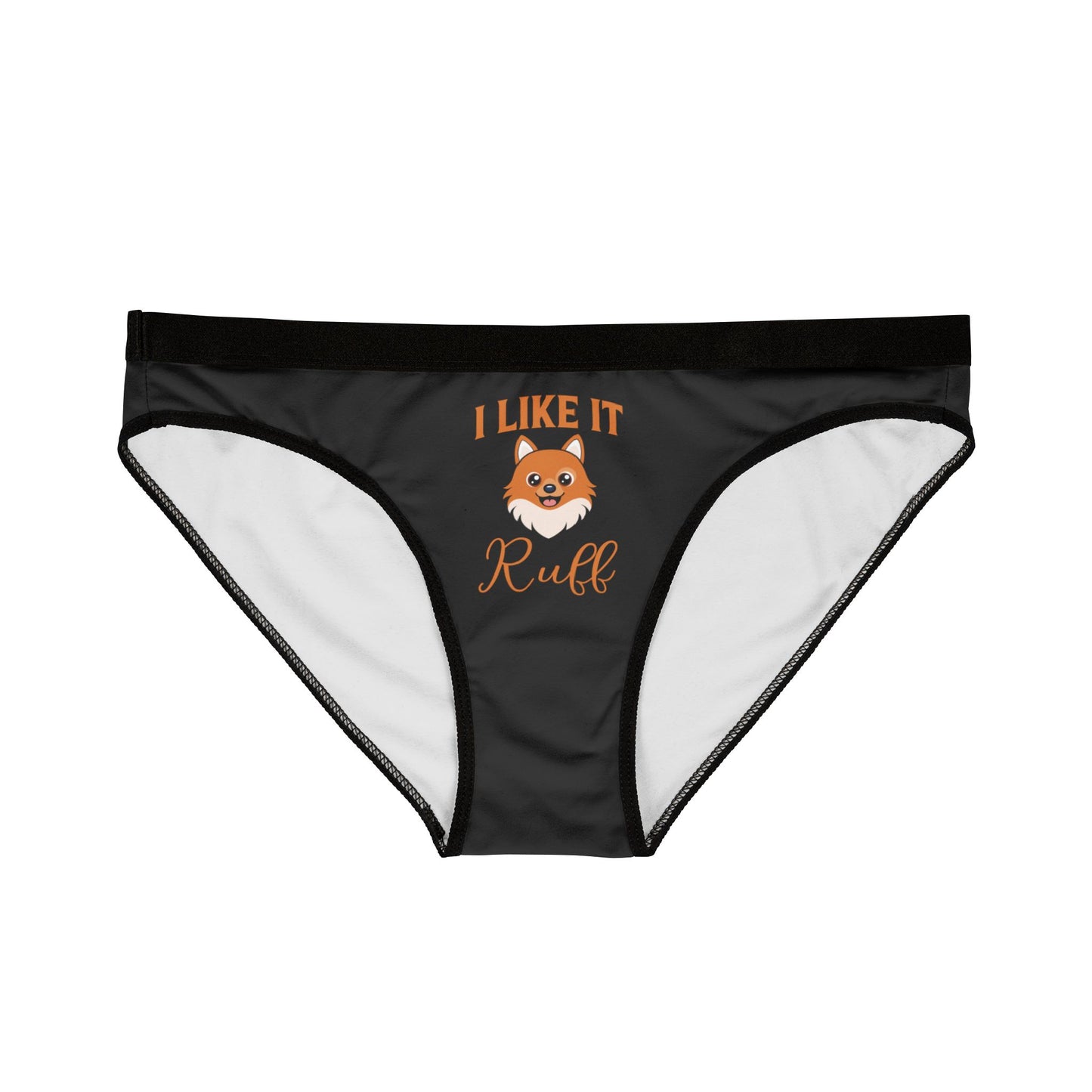 I Like It Ruff - Black - Women's Underwear (AOP)