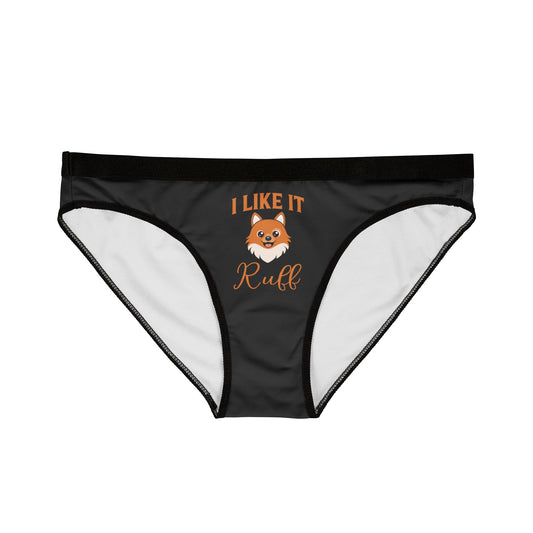I Like It Ruff - Black - Women's Underwear (AOP)
