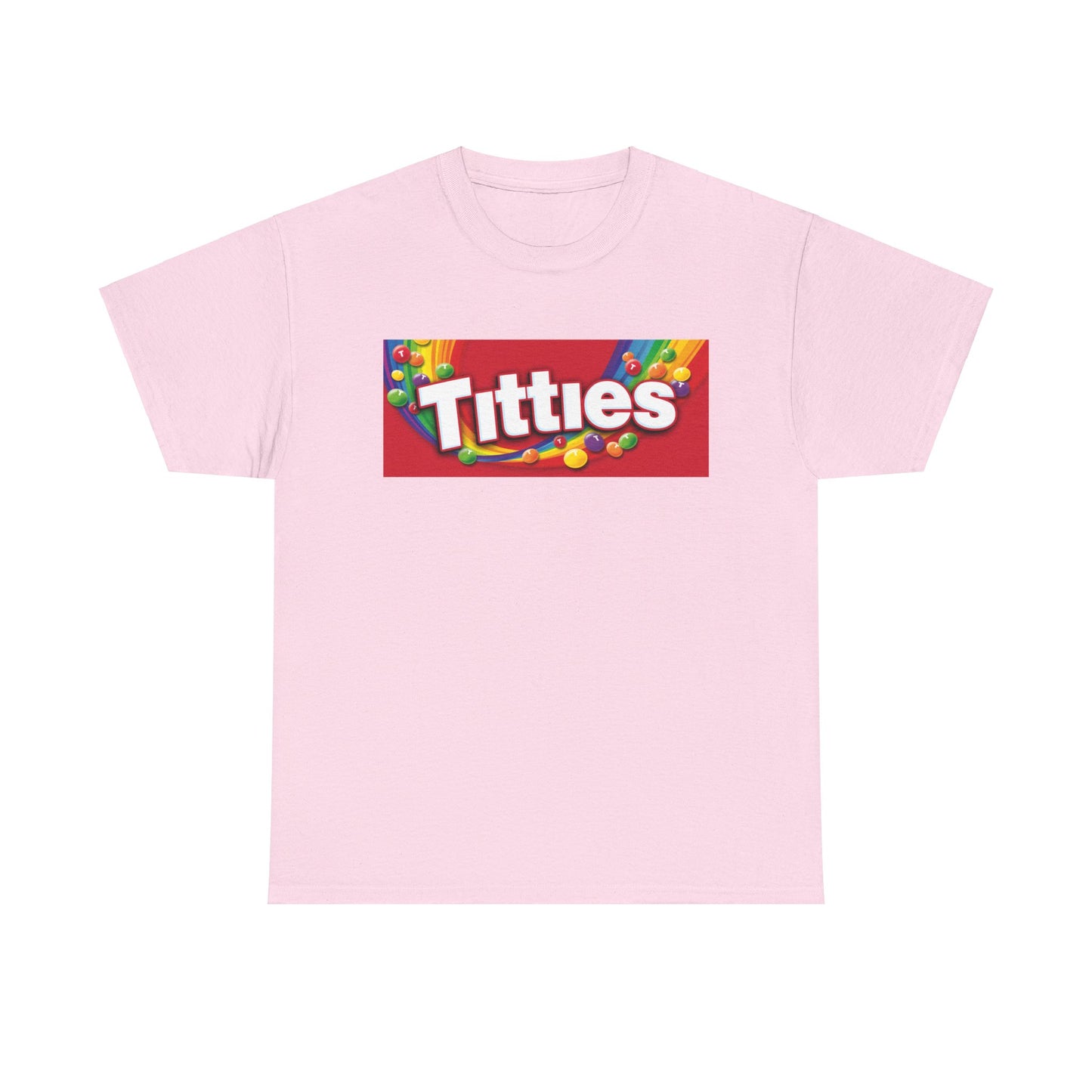 Titties - Funny Unisex Heavy Cotton Tee