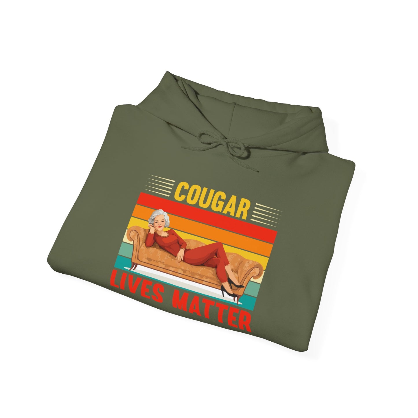 Cougar Lives Matter - Unisex Heavy Blend™ Hooded Sweatshirt