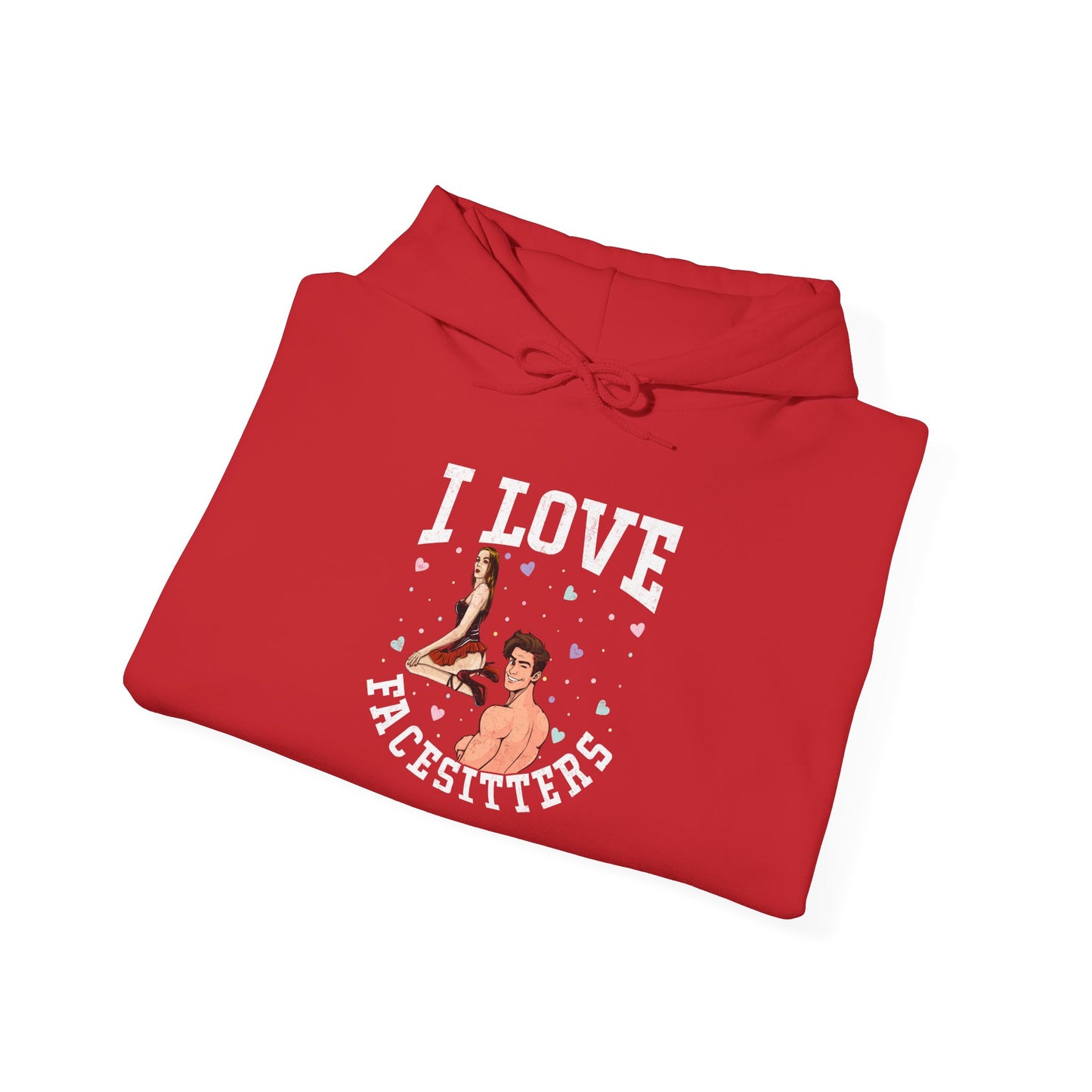 I Love Facesitters - Unisex Heavy Blend™ Hooded Sweatshirt