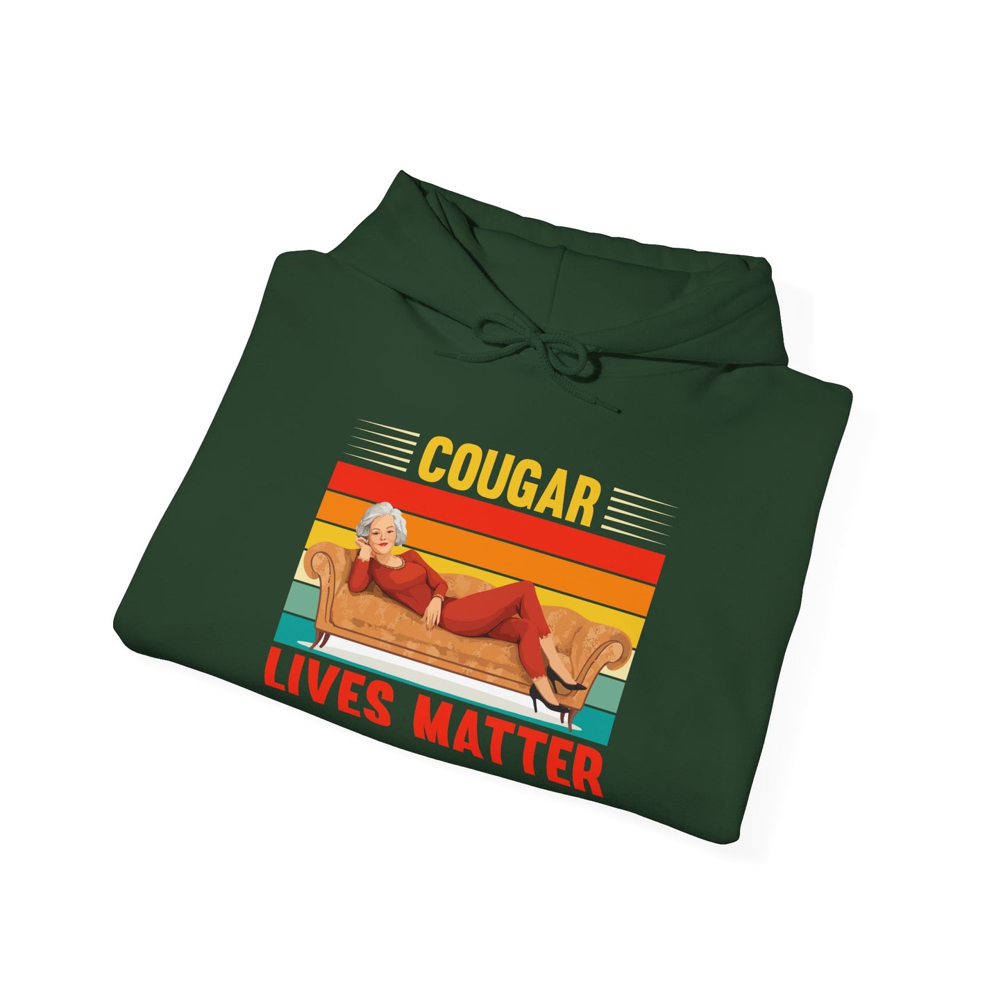 Cougar Lives Matter - Unisex Heavy Blend™ Hooded Sweatshirt