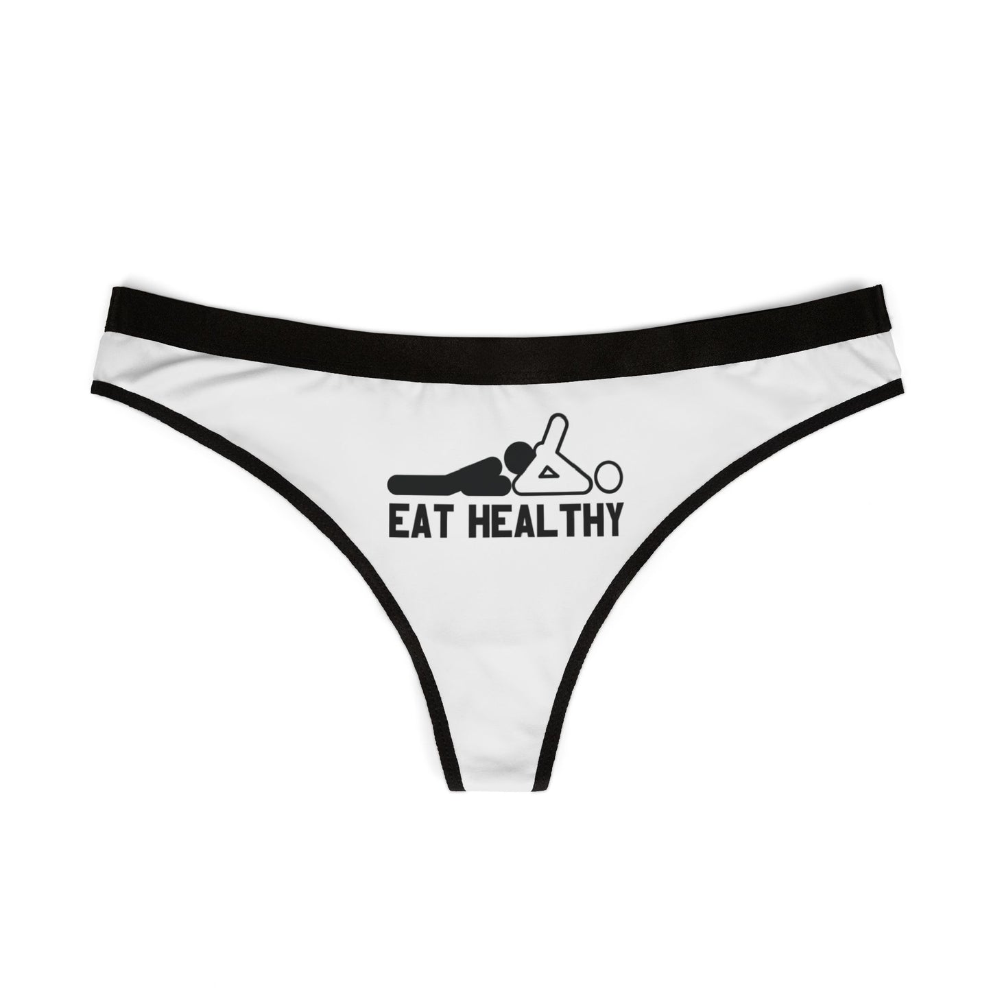 Eat Healthy - Women's Thongs (AOP)