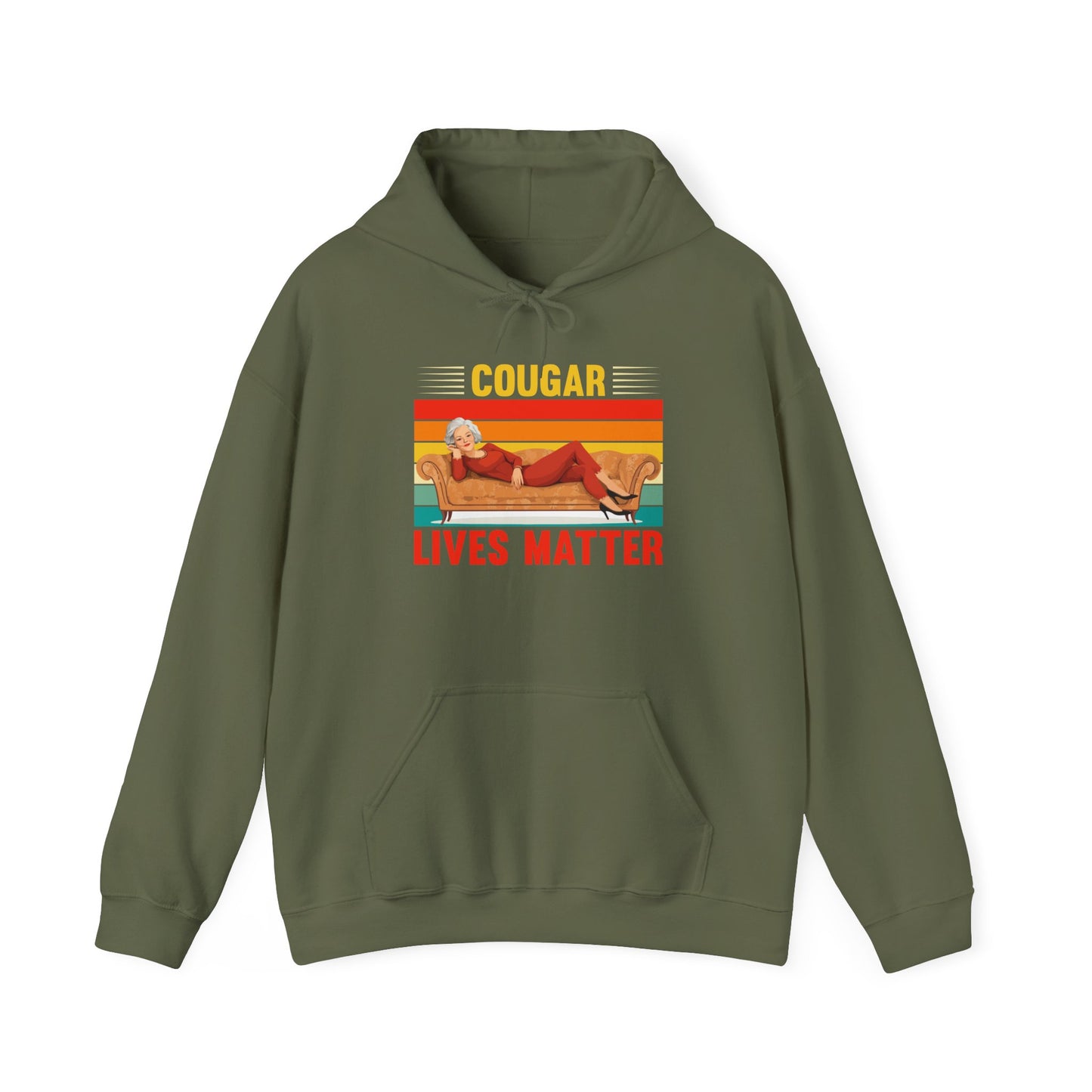 Cougar Lives Matter - Unisex Heavy Blend™ Hooded Sweatshirt