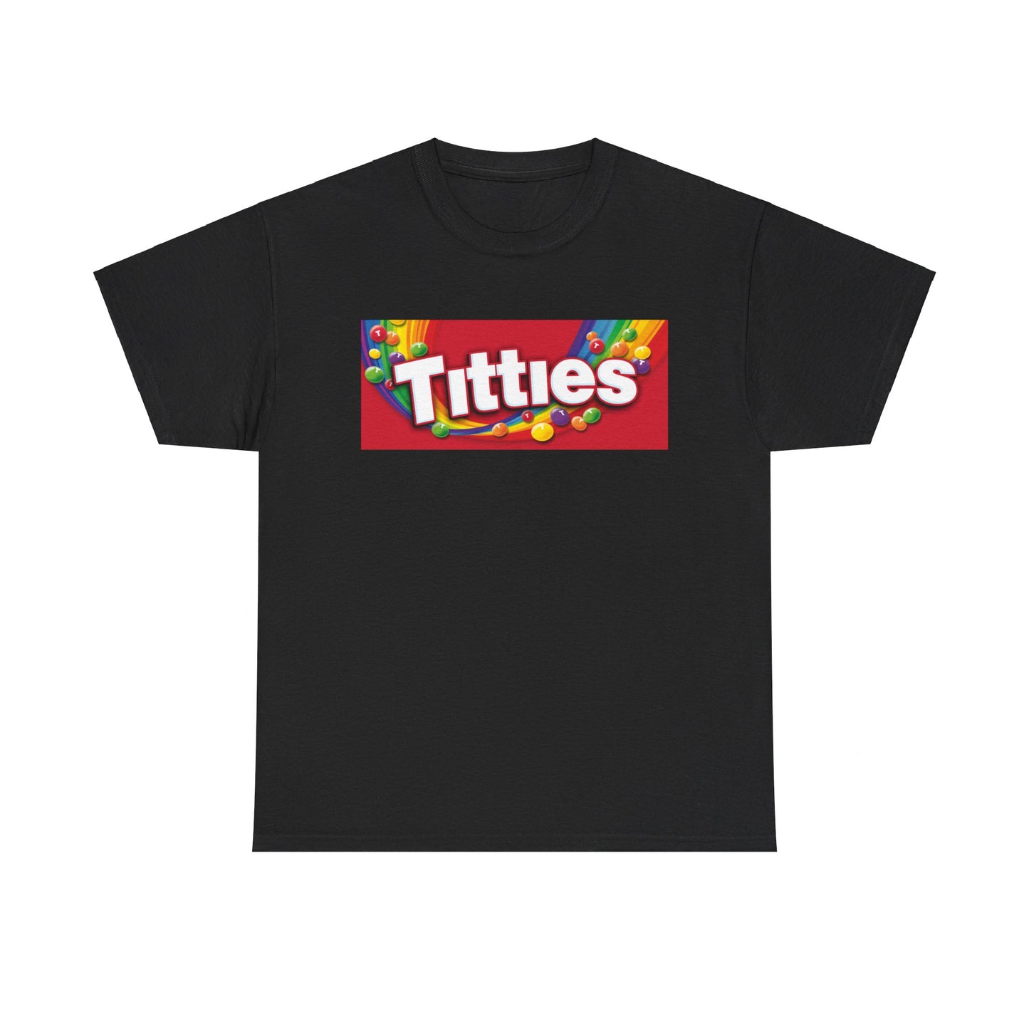 Titties - Funny Unisex Heavy Cotton Tee