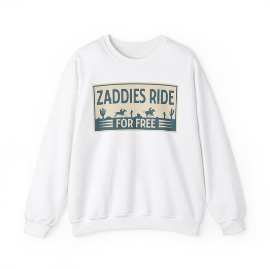 Zaddies Ride For Free - Unisex Heavy Blend™ Crewneck Sweatshirt