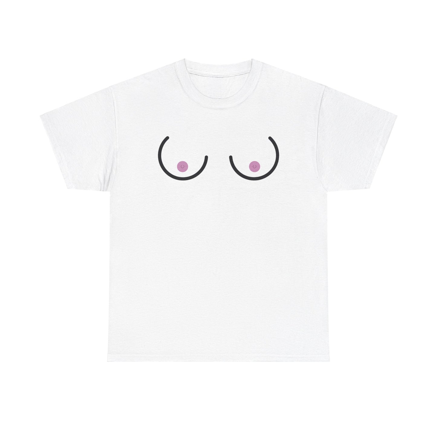 Boobies - Cute Unisex Heavy Cotton Tee