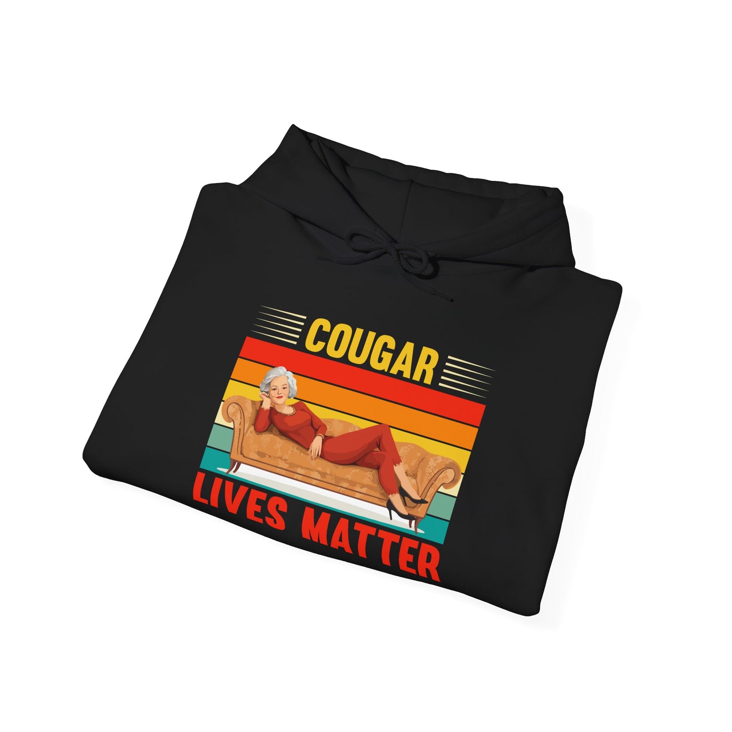 Cougar Lives Matter - Unisex Heavy Blend™ Hooded Sweatshirt