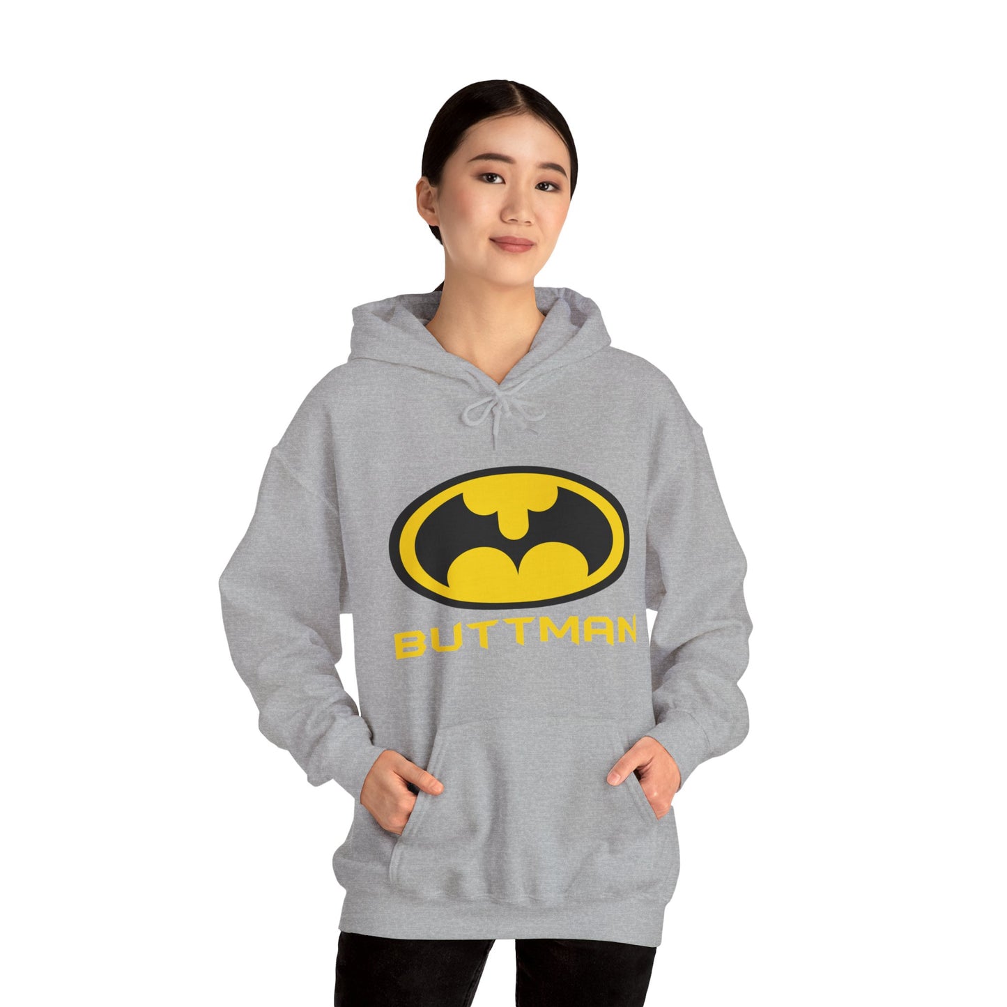 Butt Man - Funny Unisex Heavy Blend Hoodie