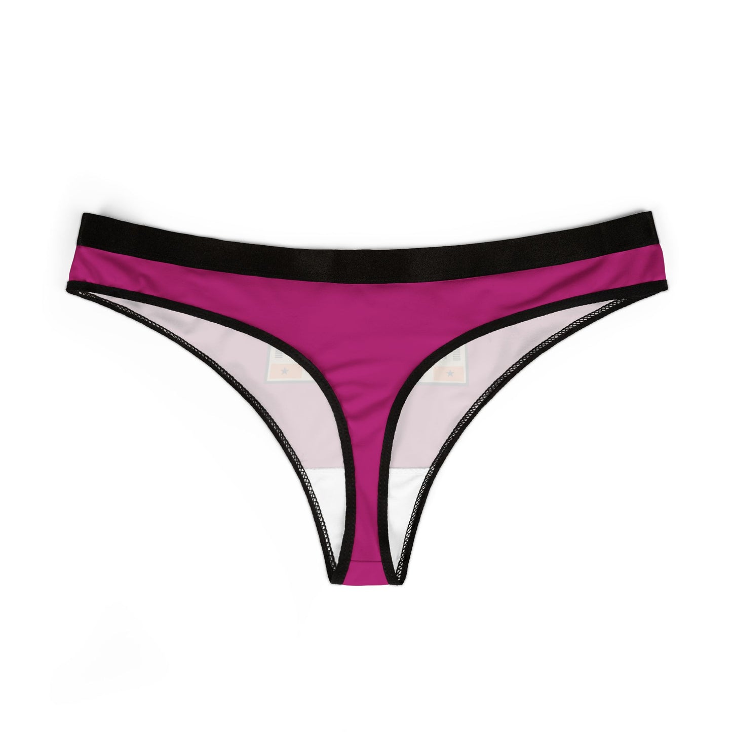 My Other Ride's Your Dad - Pink - Women's Thongs (AOP)