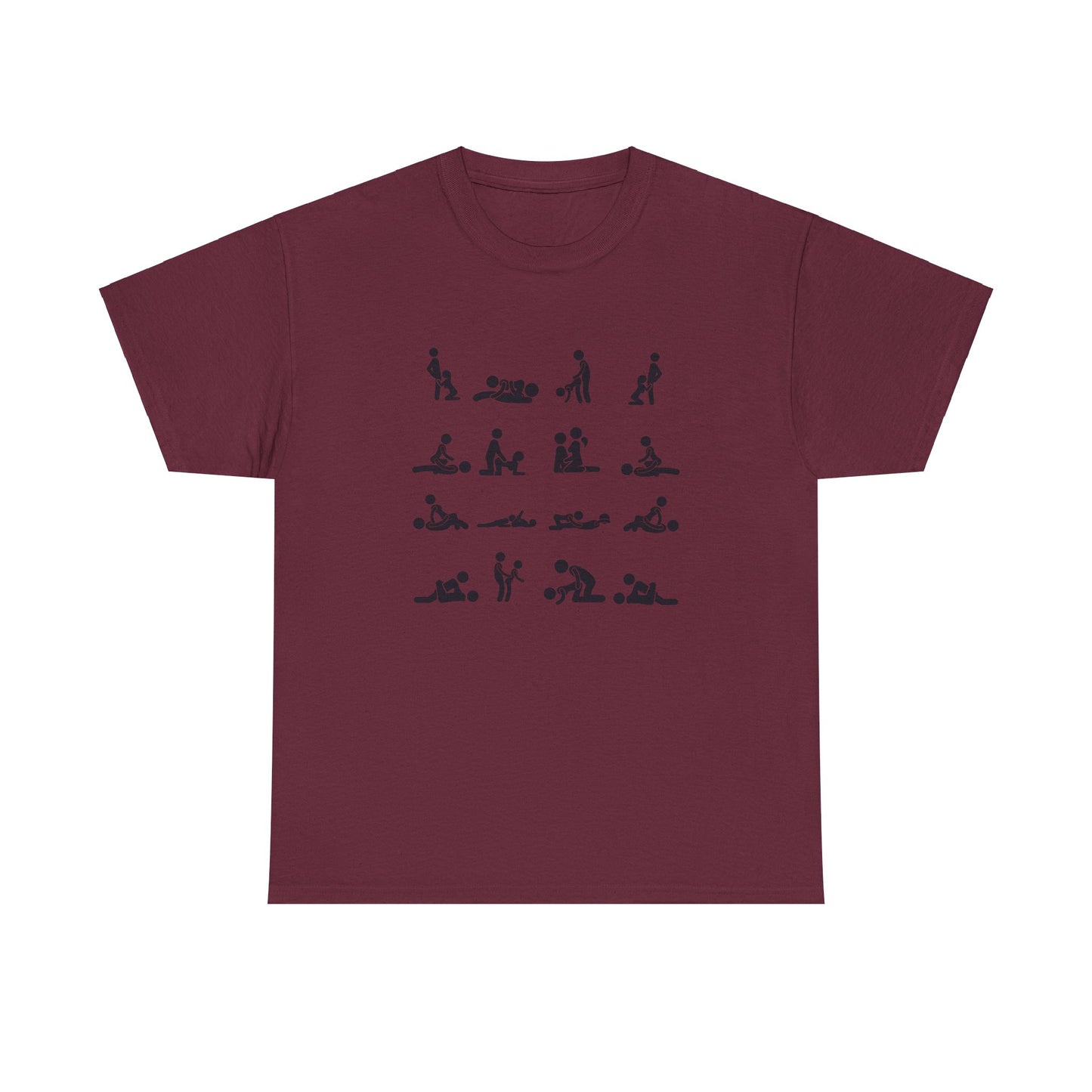 Various Sex Positions - Unisex Heavy Cotton Tee