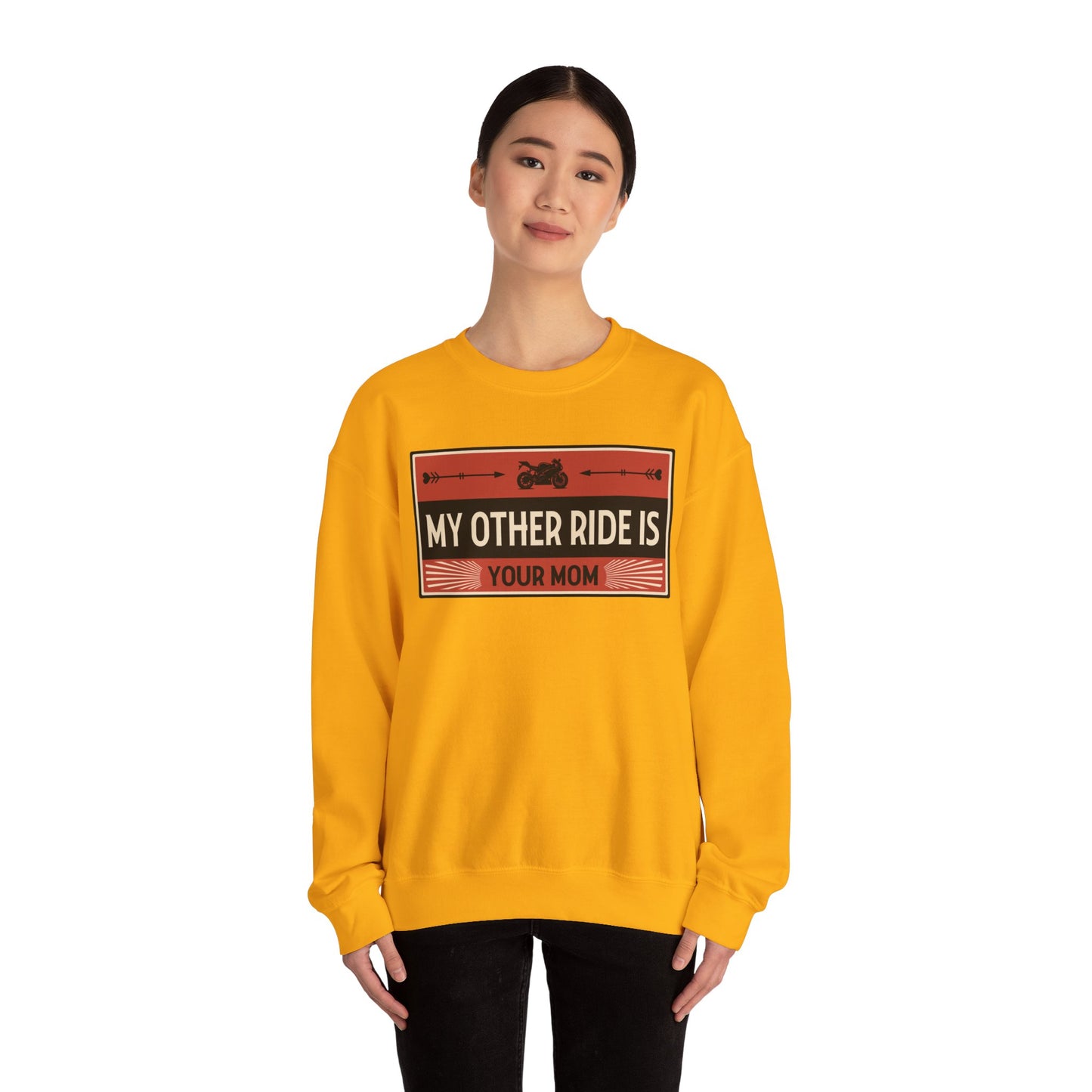 My Other Ride Is Your Mom - Unisex Heavy Blend™ Crewneck Sweatshirt