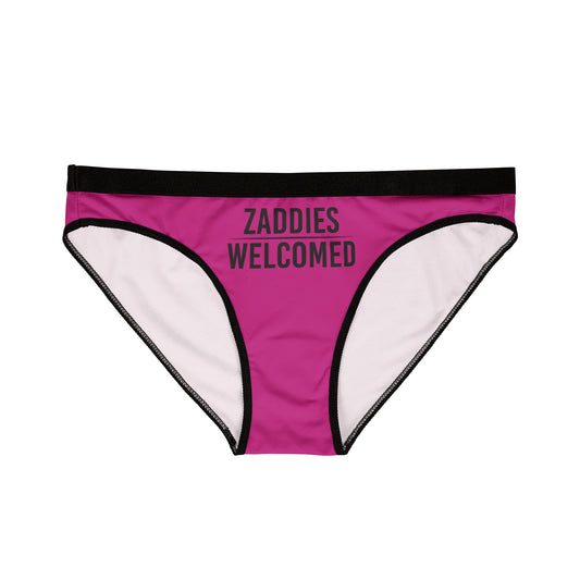 Zaddies Welcomed - Pink - Women's Underwear (AOP)