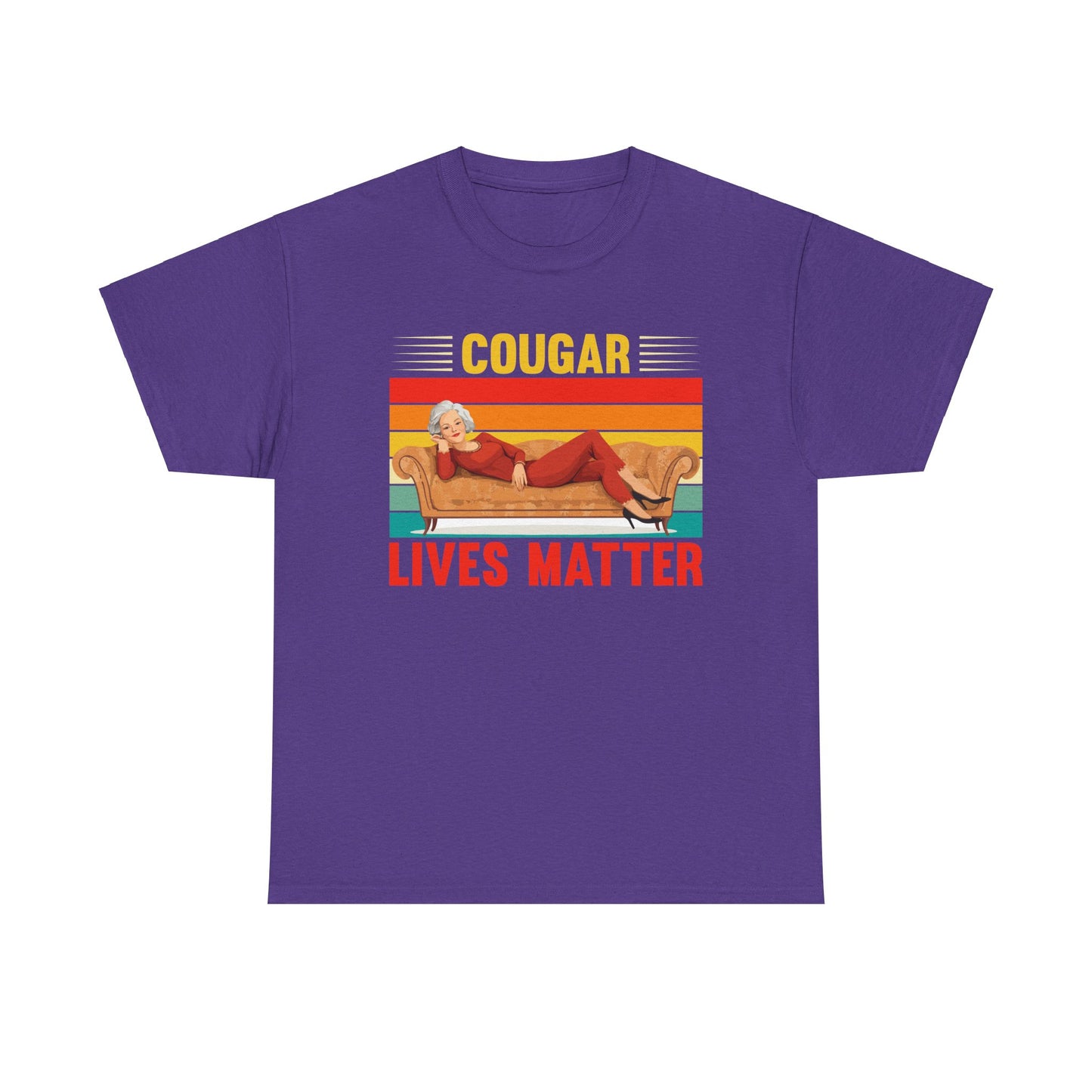 Cougar Lives Matter - Unisex Heavy Cotton Tee