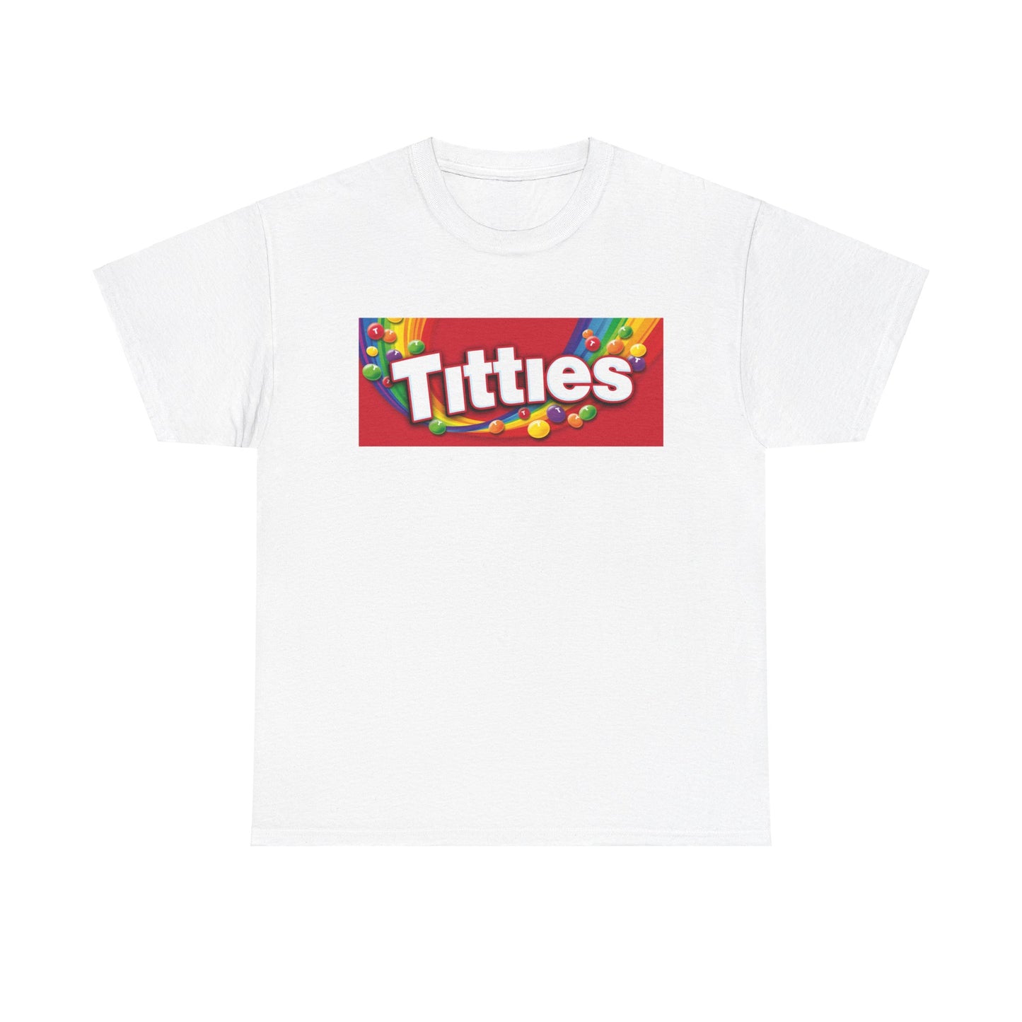 Titties - Funny Unisex Heavy Cotton Tee