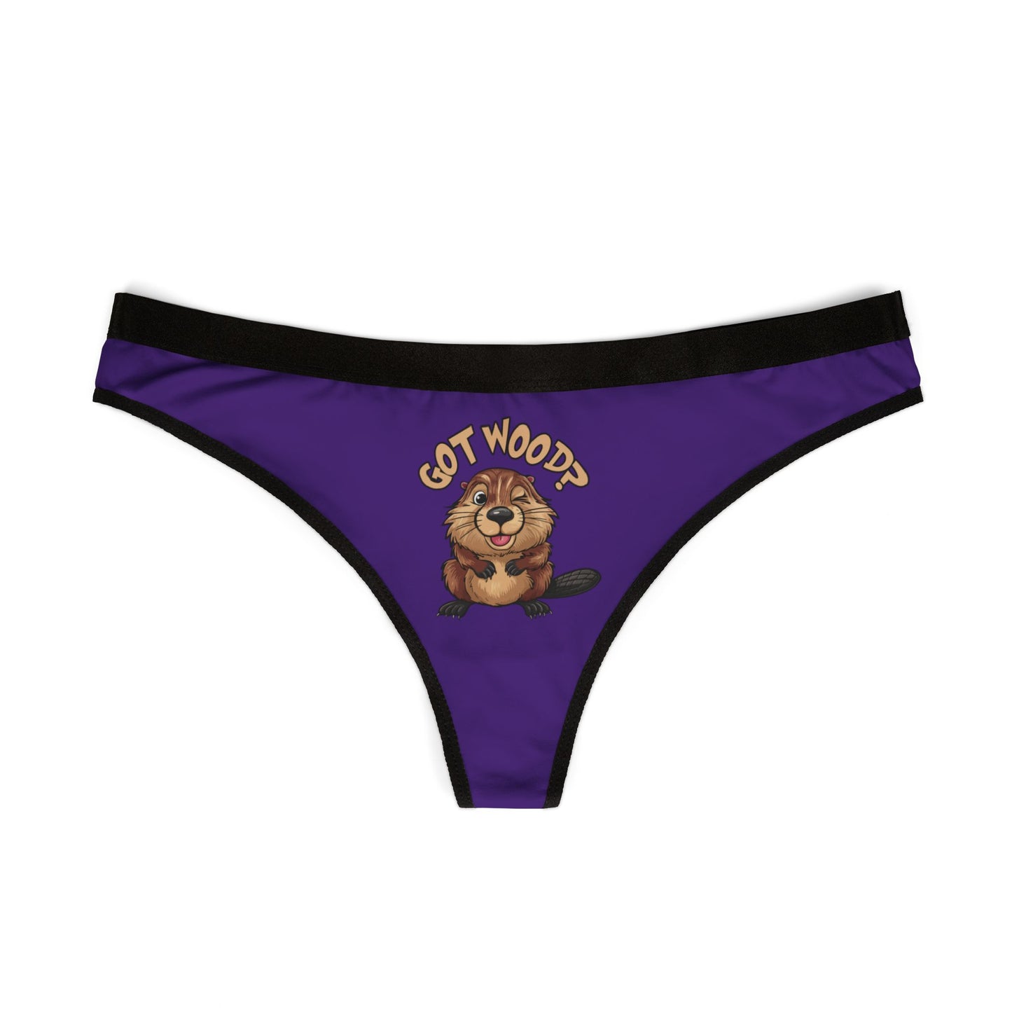Got Wood? - Purple - Women's Thongs (AOP)
