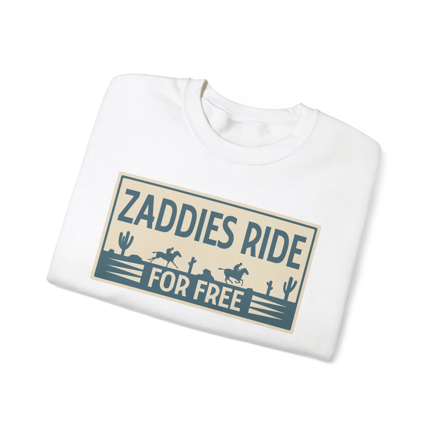 Zaddies Ride For Free - Unisex Heavy Blend™ Crewneck Sweatshirt