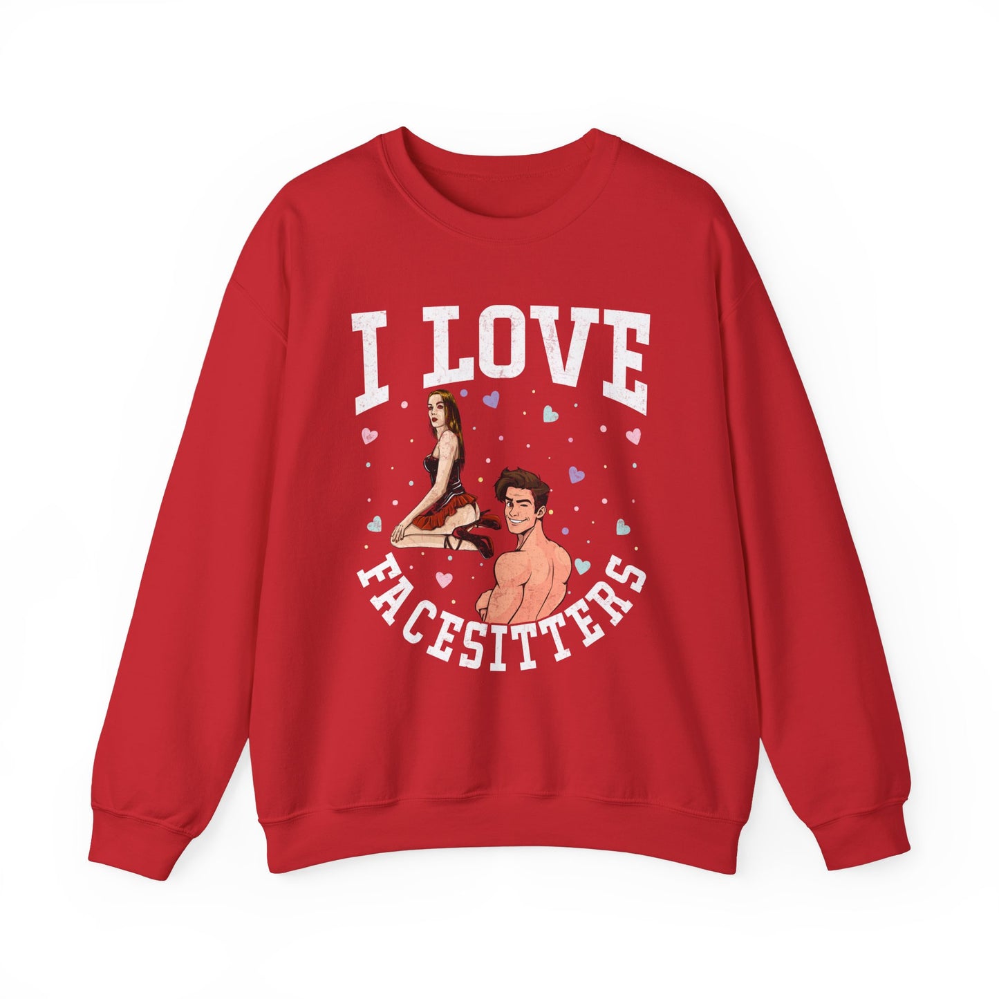 I Love Facesitters - Unisex Heavy Blend™ Crewneck Sweatshirt