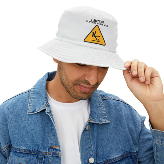 Caution Slippery When Wet - Bucket Hat