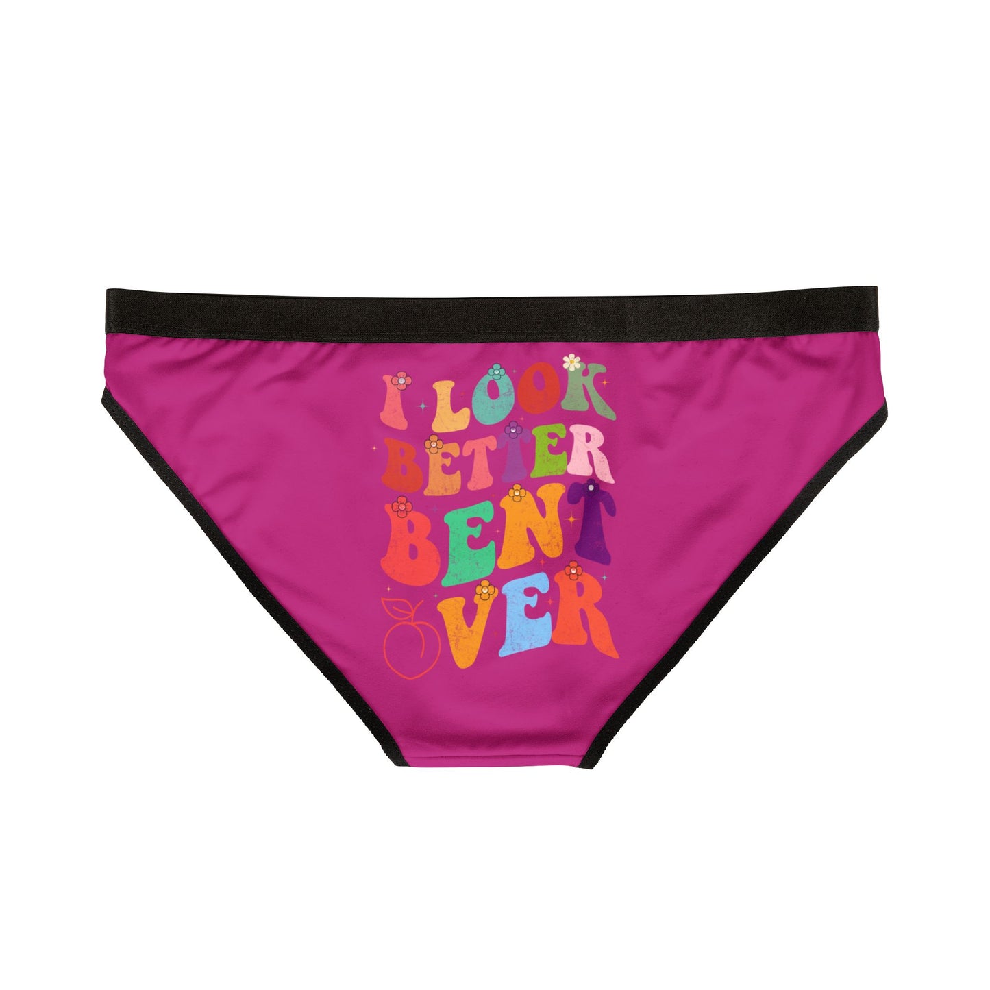 I Look Better Bent Over - Pink - Women's Underwear (AOP)