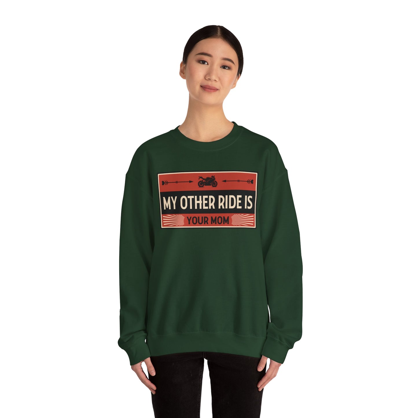 My Other Ride Is Your Mom - Unisex Heavy Blend™ Crewneck Sweatshirt