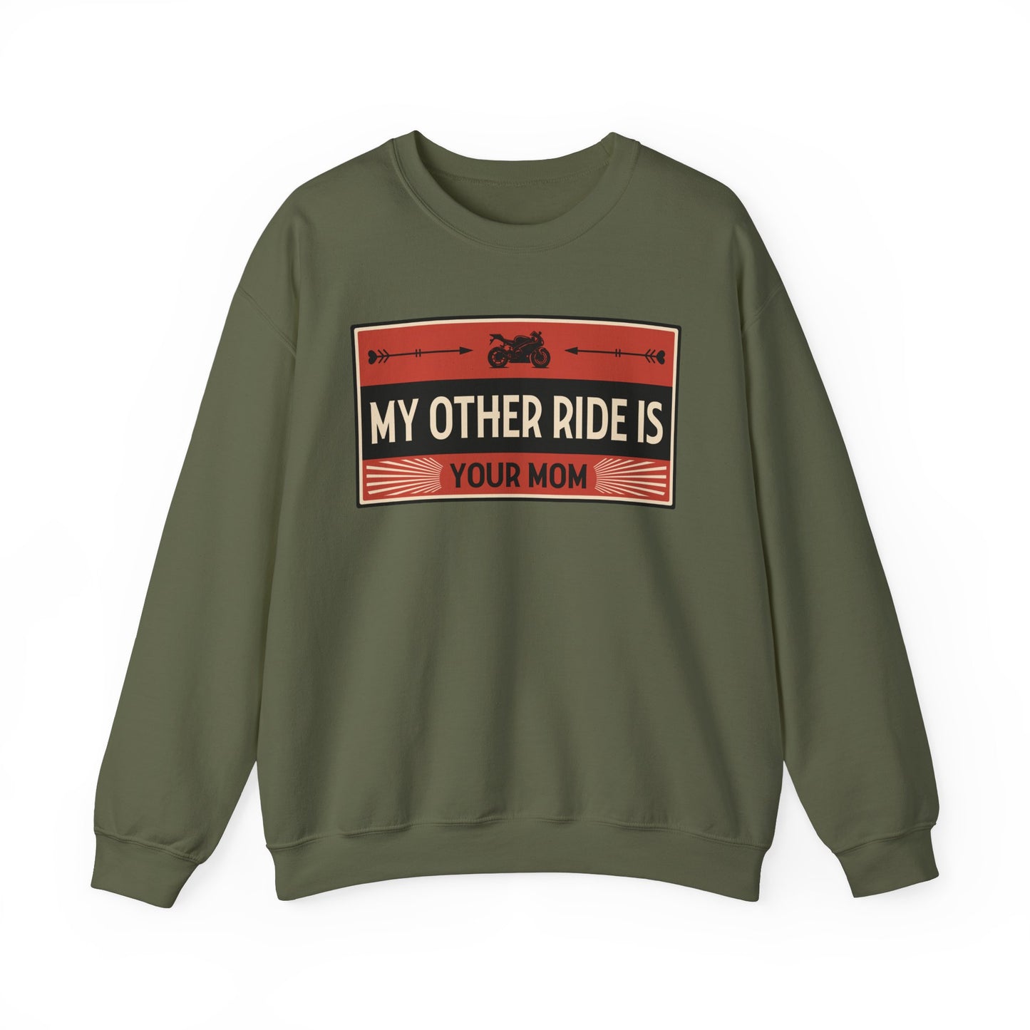 My Other Ride Is Your Mom - Unisex Heavy Blend™ Crewneck Sweatshirt
