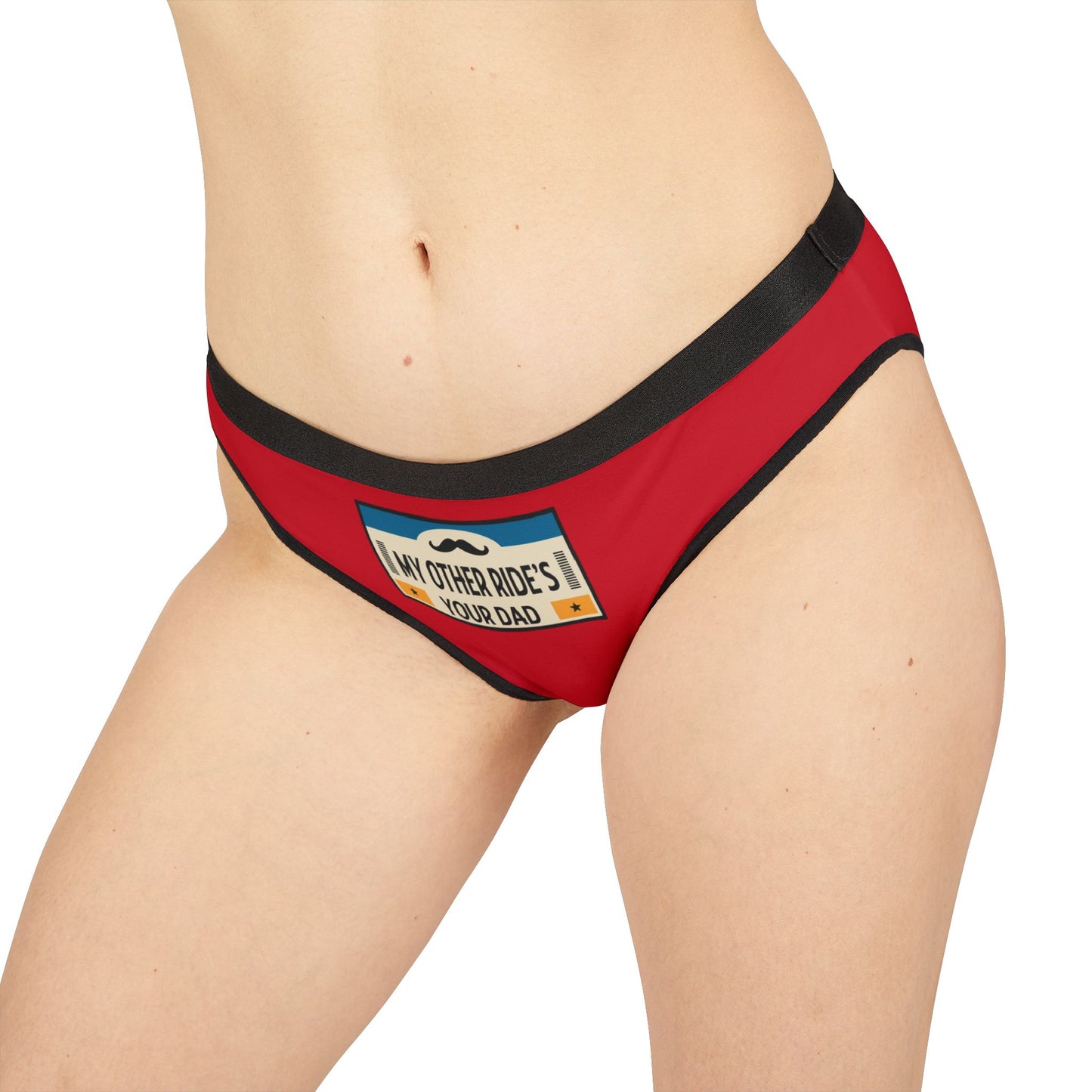 My Other Ride's Your Dad - Red - Women's Underwear (AOP)