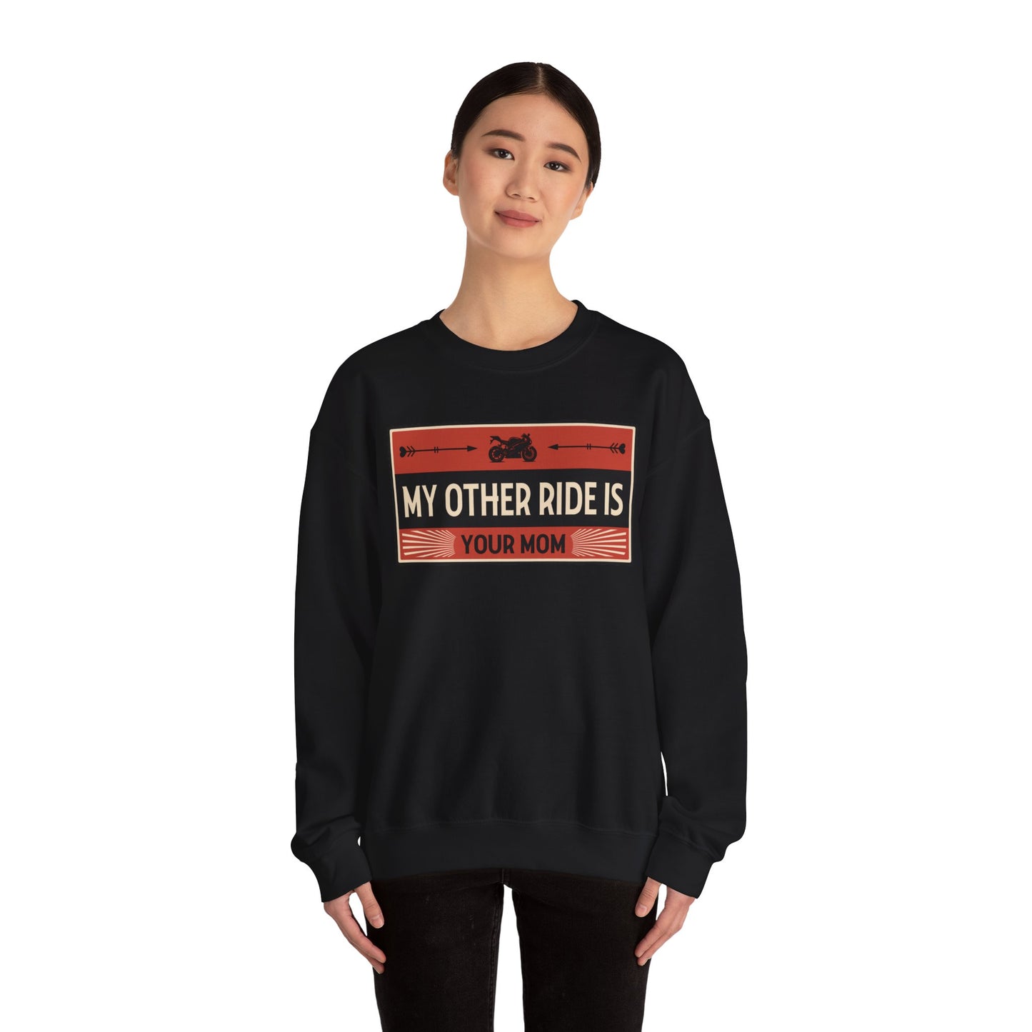 My Other Ride Is Your Mom - Unisex Heavy Blend™ Crewneck Sweatshirt