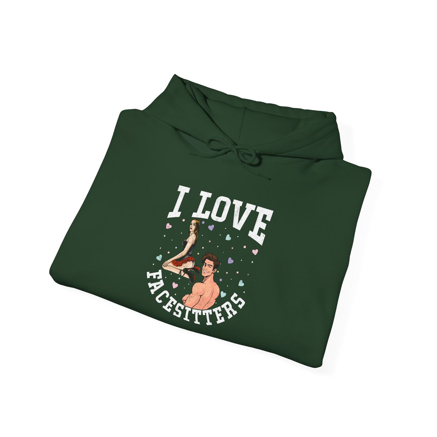 I Love Facesitters - Unisex Heavy Blend™ Hooded Sweatshirt