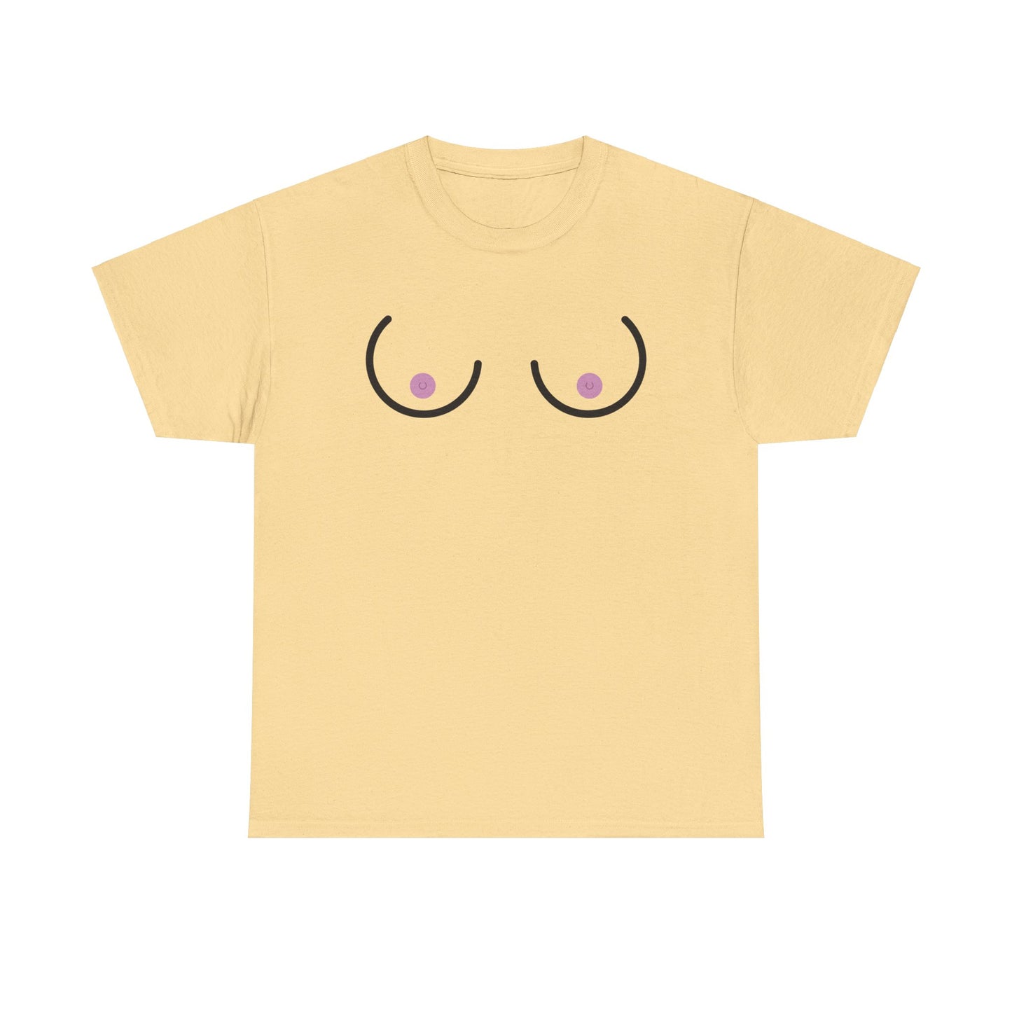 Boobies - Cute Unisex Heavy Cotton Tee