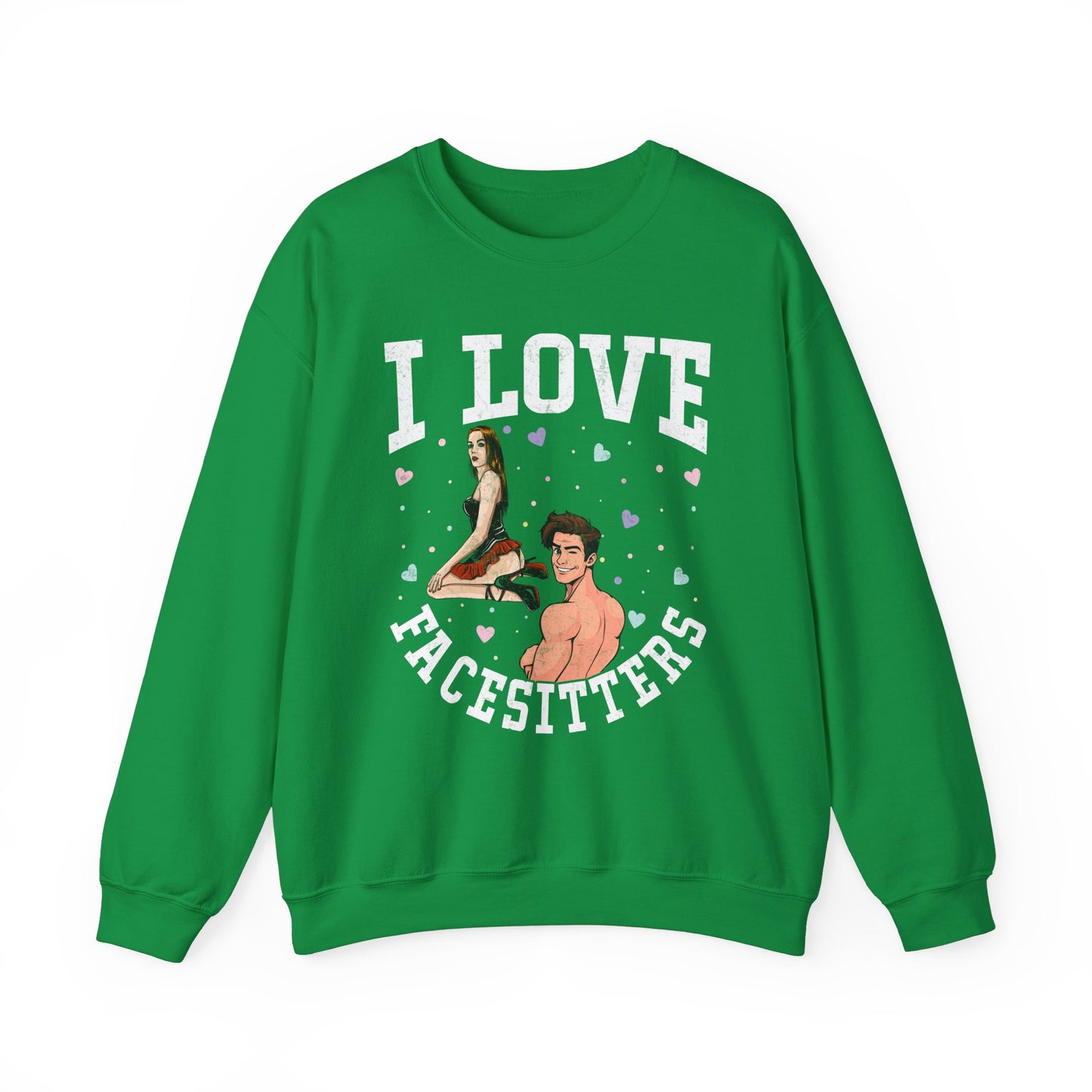 I Love Facesitters - Unisex Heavy Blend™ Crewneck Sweatshirt