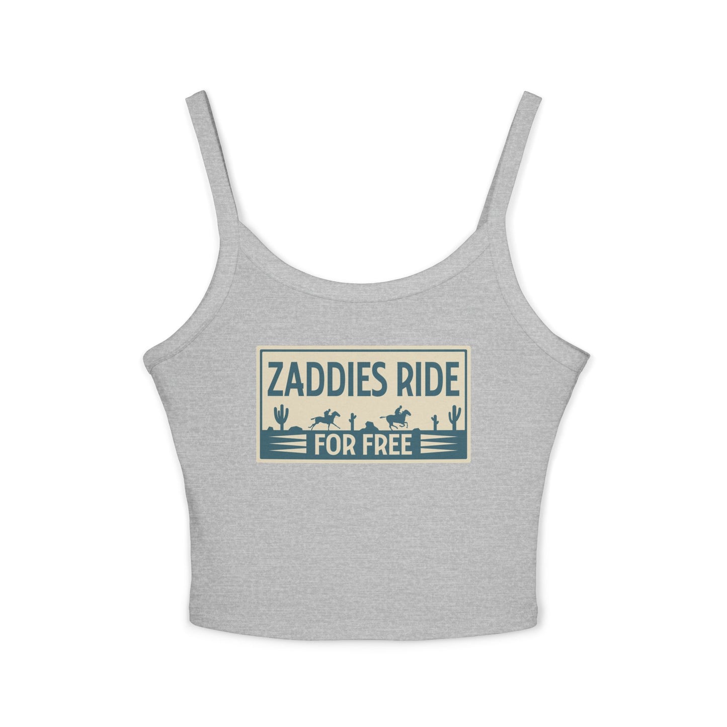 Zaddies Ride For Free - Women's Spaghetti Strap Tank Top