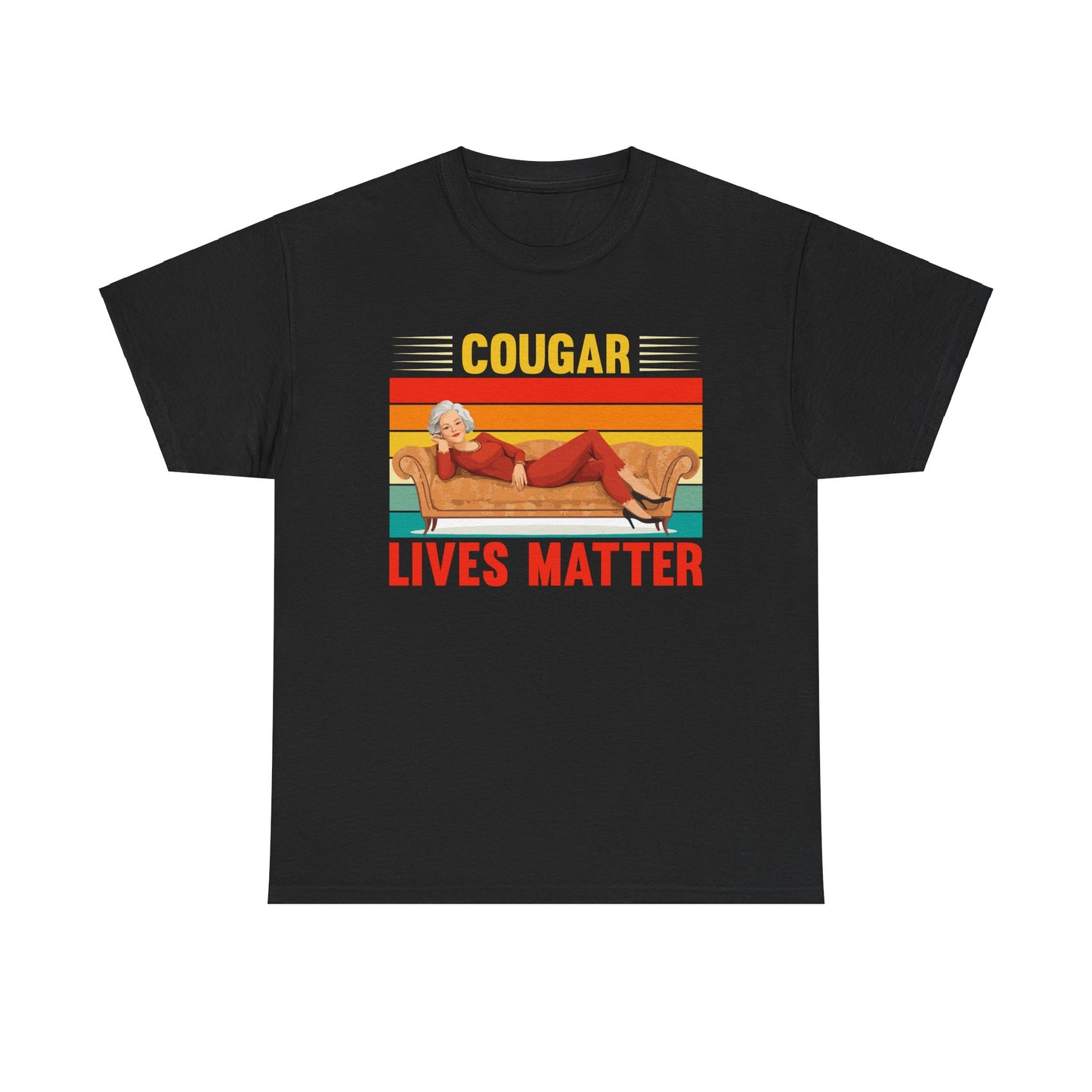 Cougar Lives Matter - Unisex Heavy Cotton Tee