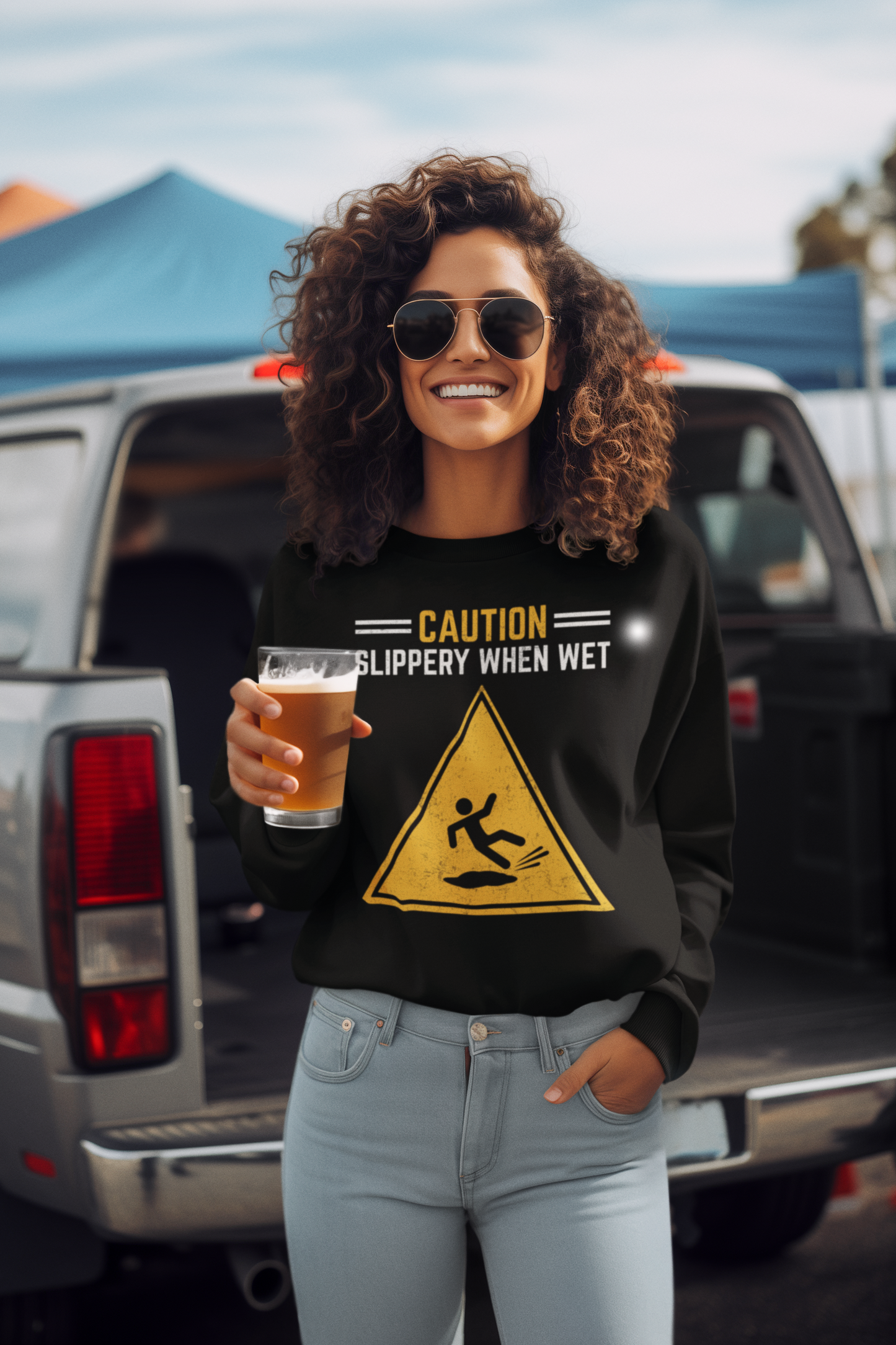 Caution Slippery When Wet