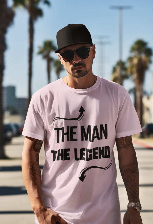 The Man The Legend - Funny Unisex Heavy Cotton Tee